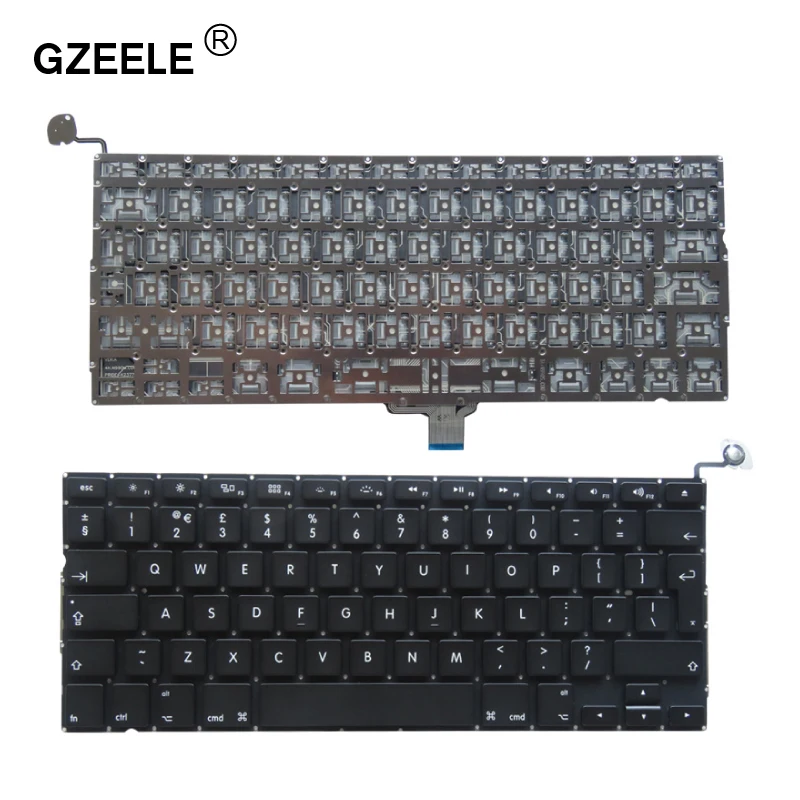 Клавиатура для ноутбука GZEELE UK 2009 2012 года Apple Macbook Pro A1278 MC700 MC724 MD313 MD314 клавиатура 13