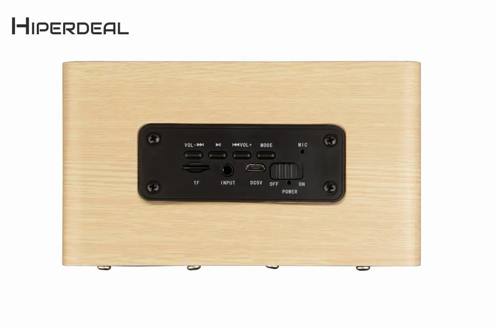 HIPERDEAL деревянный портативный Bluetooth динамик беспроводной ретро 3D Boombox телефон