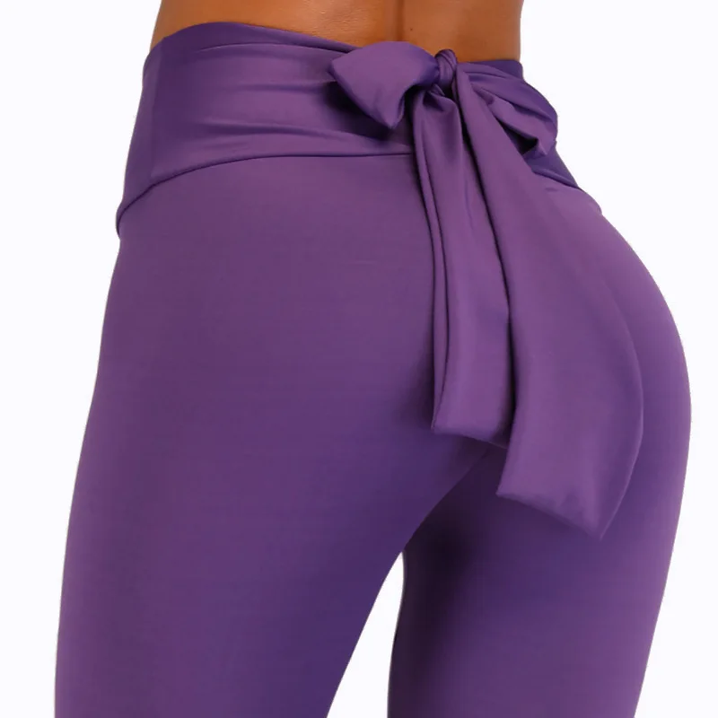 

Europe and America Fashion Personality Slim Pencil Pants High Waist Skinny Bow Pencil Pants Fashion Sexy Simple Women's Trousers