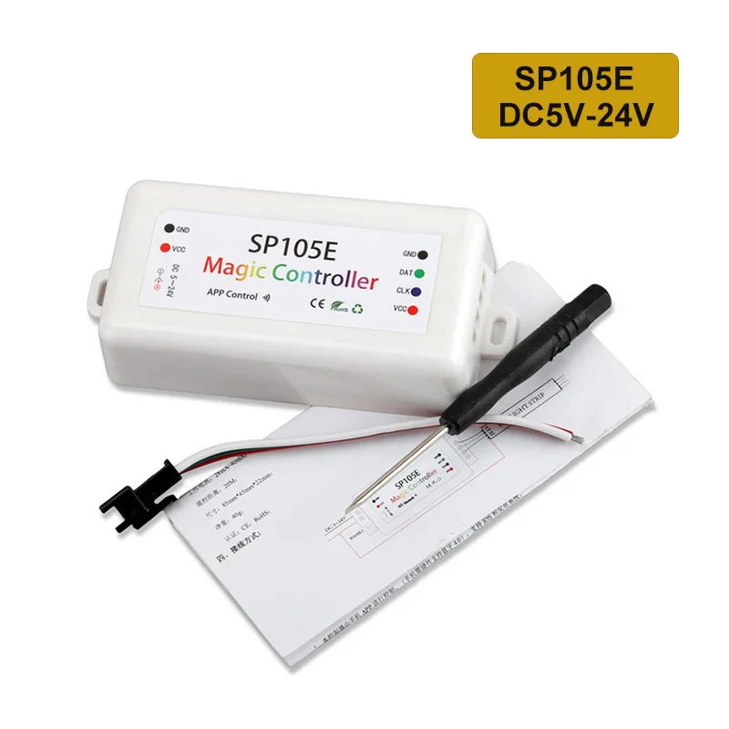 DC5 ~ 24V SP107E SK6812 SP105E Bluetooth APA102 SP110E WS2801 пикселей Светодиодная лента SP108E wifi WS2811 WS2812B