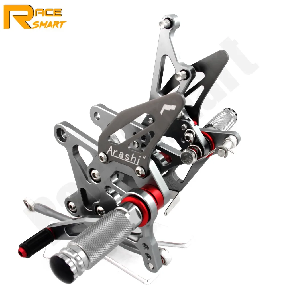 CNC Регулируемые задние ножки педали для KAWASAKI ZX6R ZX636 2005 2006 ZX 6R 636 аксессуары