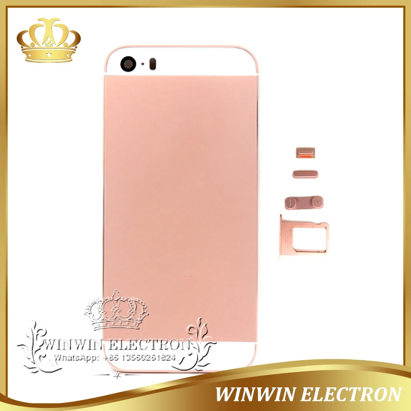 Хорошее качество замена задняя крышка аккумулятора корпус для iphone 5S задняя крышка шасси Средний рамка с карточным лотком кнопки инструменты