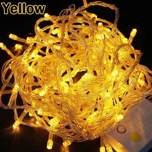 Luminarias 10 м 100 SMDs светодиодный Рождественский светильник s Свадебная вечеринка сад decoracao Сказочный светильник EU/UK/US/AU plug