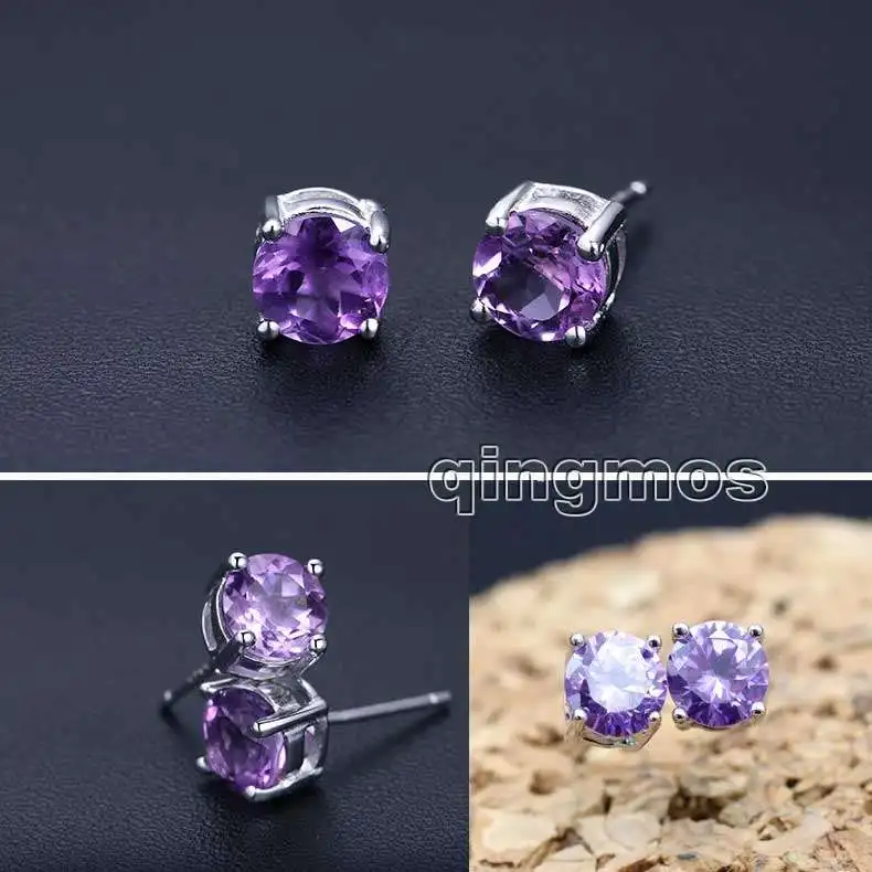 Классические маленькие 3 мм фиолетовые циркониевые четыре когти из