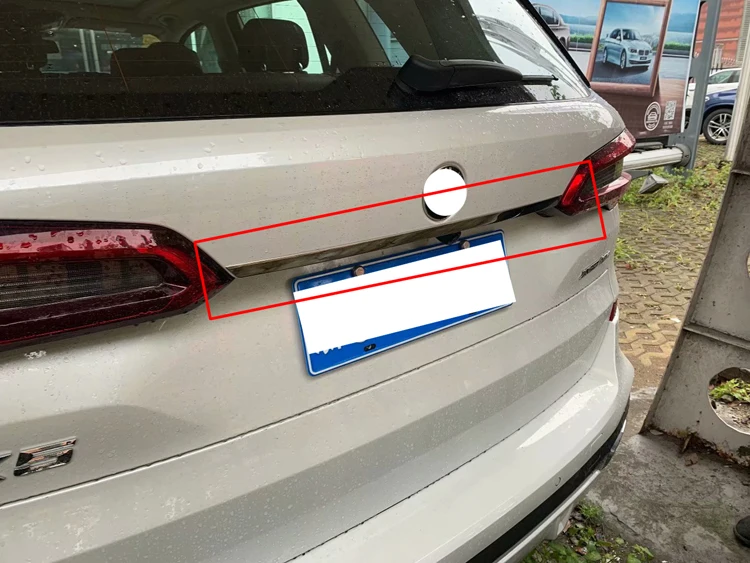 Крышка ручки багажника из нержавеющей стали для BMW X5 G05 2019 2020|Хромирование| |