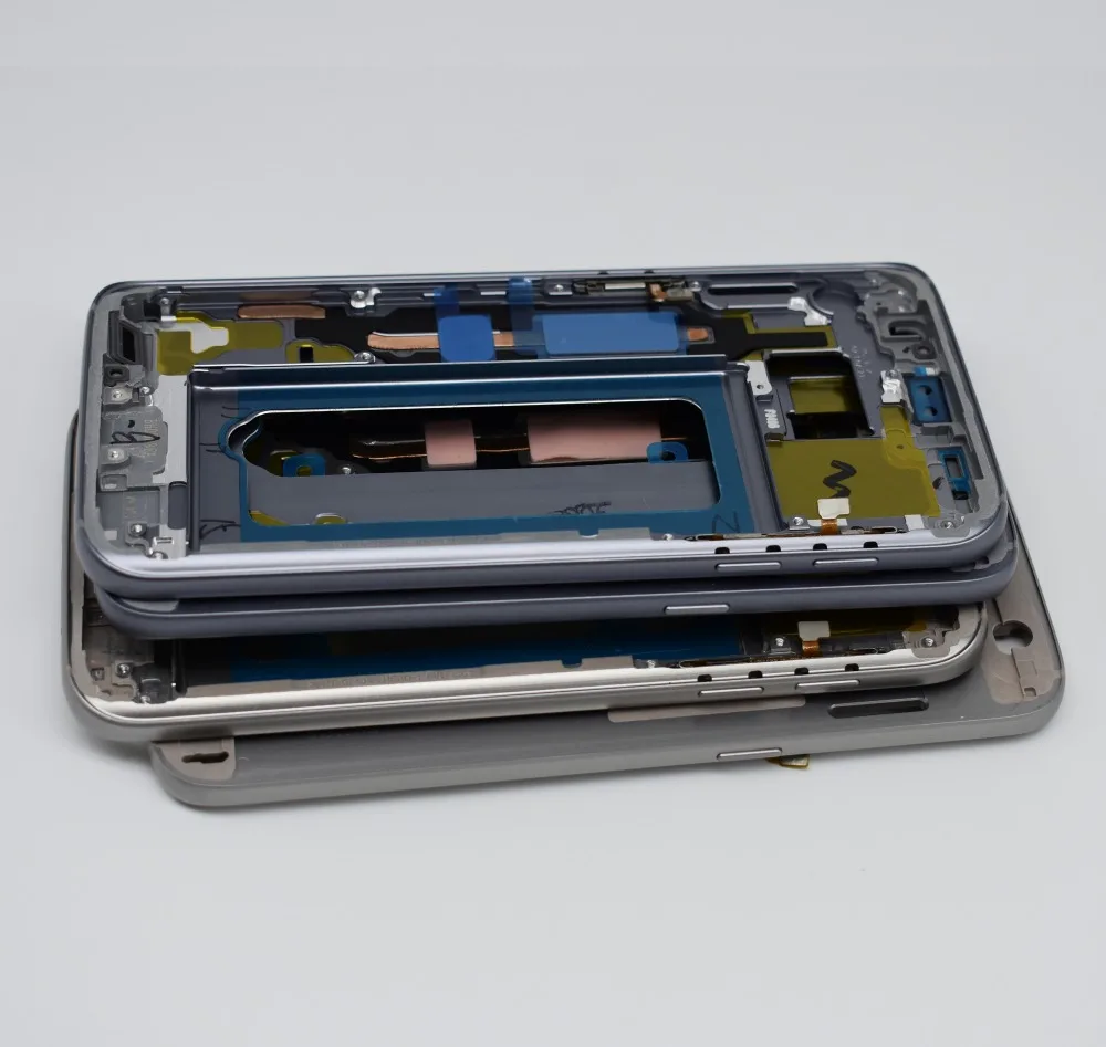 Средняя рамка для Samsung Galaxy S7 G930 G930F средняя Рамка Металлическая Корпус с боковым