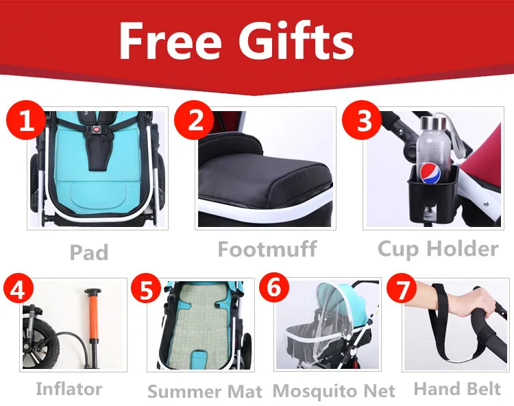 2 в 1 коляски для детей подходит 0 4 лет дети ходунки + аксессуары 3 государств
