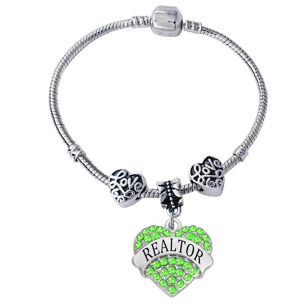 Популярные европейские Большие отверстия амулет со свободно насаженным бисером