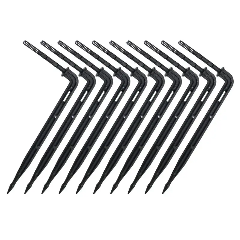 20 шт. изогнутая стрела капельница Микро Капельное орошение капли для сада