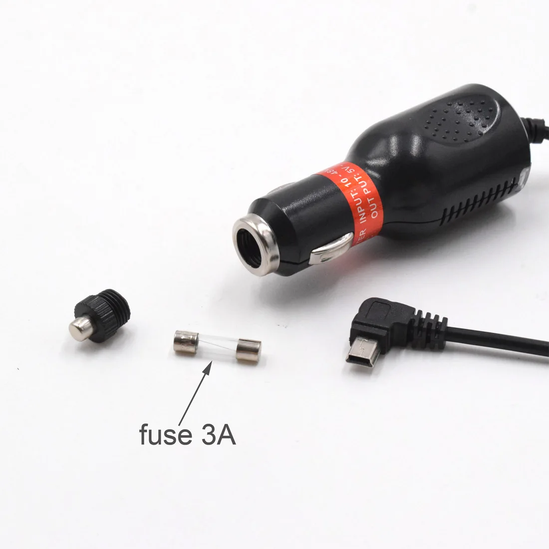 Изогнутое автомобильное зарядное устройство XCGaoon 10 шт. 1 2 м mini USB 5 В а для GPS