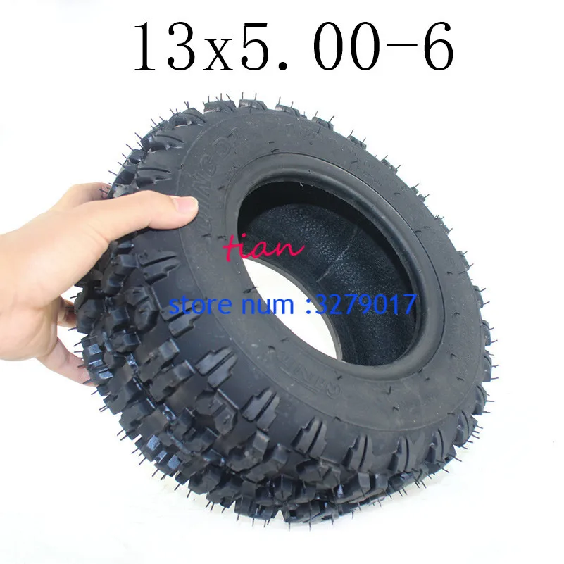 Бескамерные шины высокой производительности горячая Распродажа 13x5.00-6 подходит