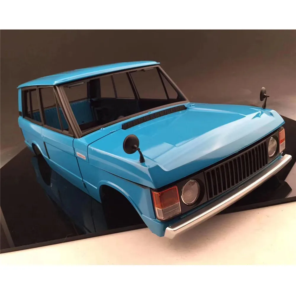 1/10 масштаб классический Range Rover корпус комплект полный набор окон, гальванизированный бампер, ручка двери, зеркало заднего вида RC части автомобиля