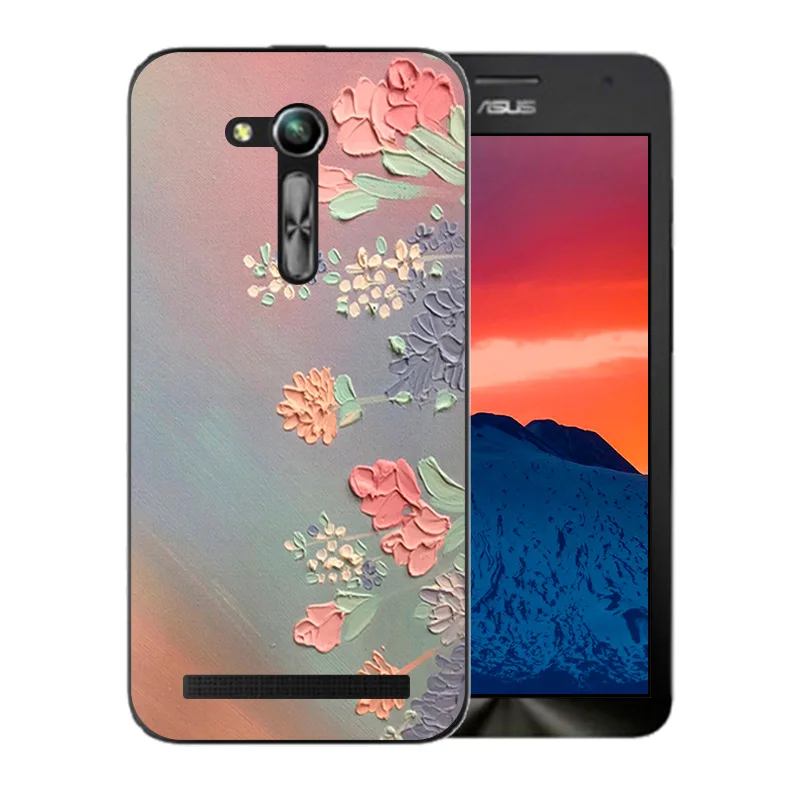 4 5 дюйма для Asus ZB450KL чехлы телефонов с цветущим узором Zenfone GO 2nd Gen ZB452KG ASUS_X014D