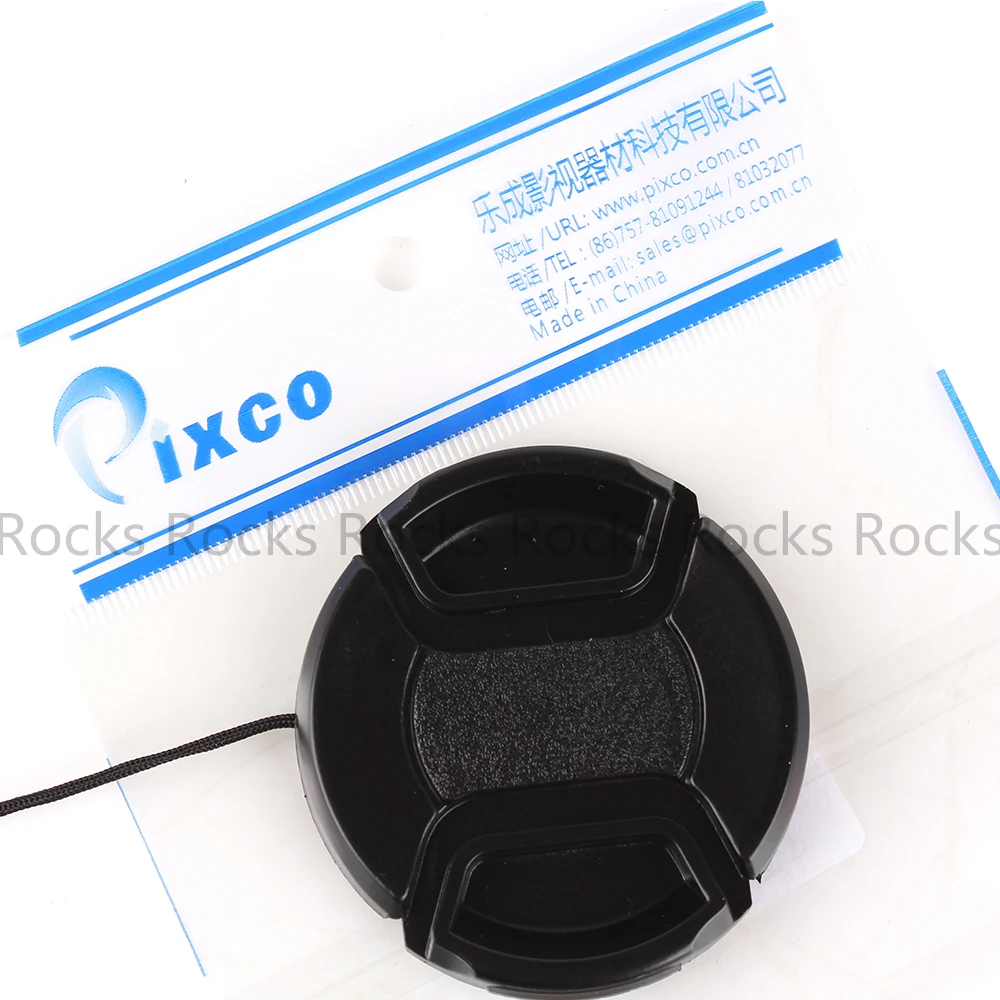 Pixco x100 шт Центральная защелкивающаяся передняя крышка объектива 52 мм или 55 58