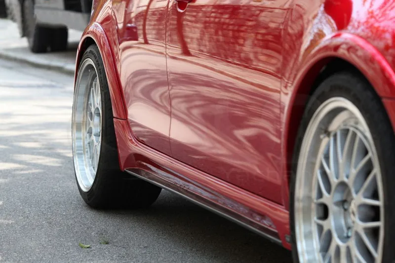 FRP стекловолокно комплект крыла 8 шт. подходит для 2009-2012 Golf MK6 GT R20 RZ RAZOR style Fender Flares
