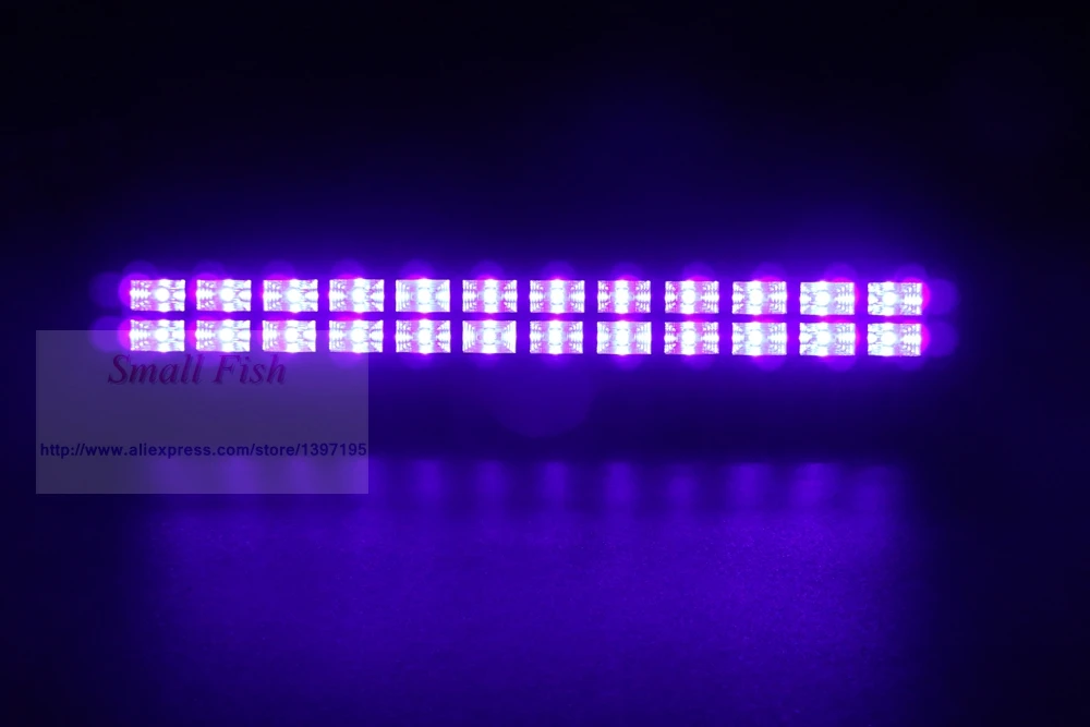 Светодиодный настенный ночник 24x3 Вт УФ DMX512 сценическое освещение черный