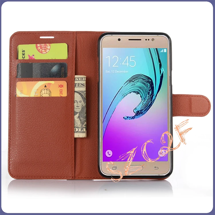 Чехол для Samsung Galaxy J7 2016 роскошный кожаный чехол-бумажник с откидной крышкой (2016)