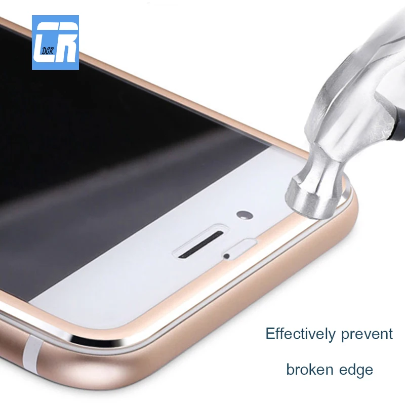 DCR 9H полное покрытие закаленное стекло для iphone 6 6s Защита экрана 8 7 Закаленное