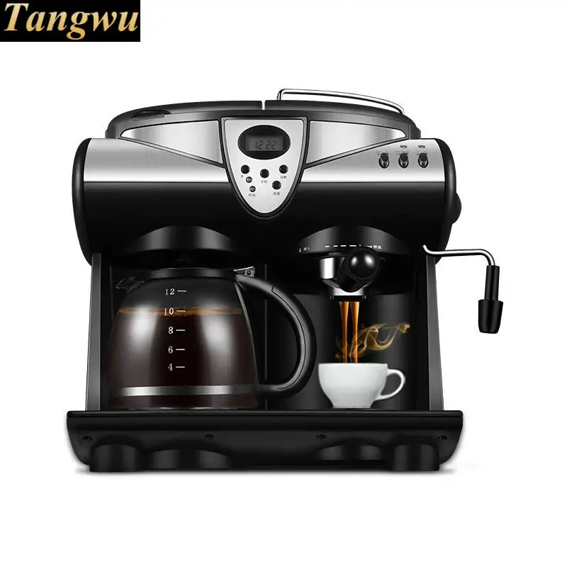 

Italian/American coffee machine household full automatic steam foam Drip Coffee Maker