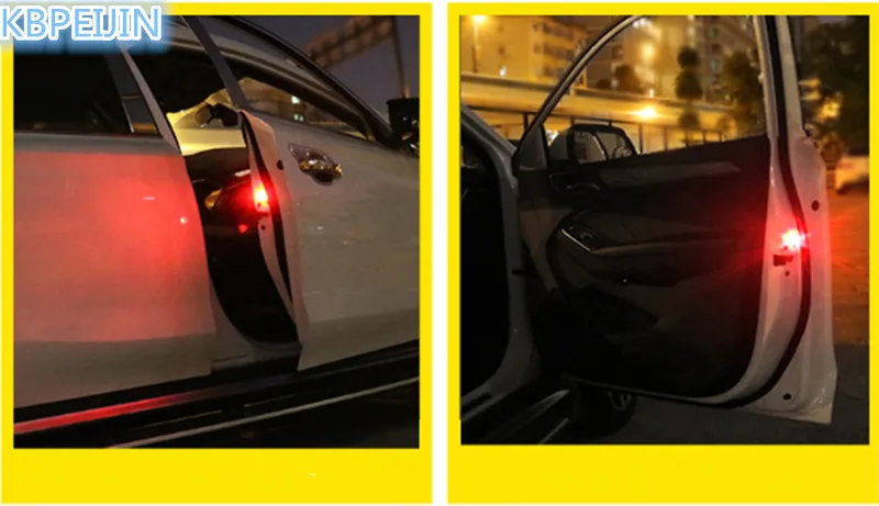 2 шт. автомобильные Предупреждение светильник пы для дверей Renault clio megane 3 captur logan
