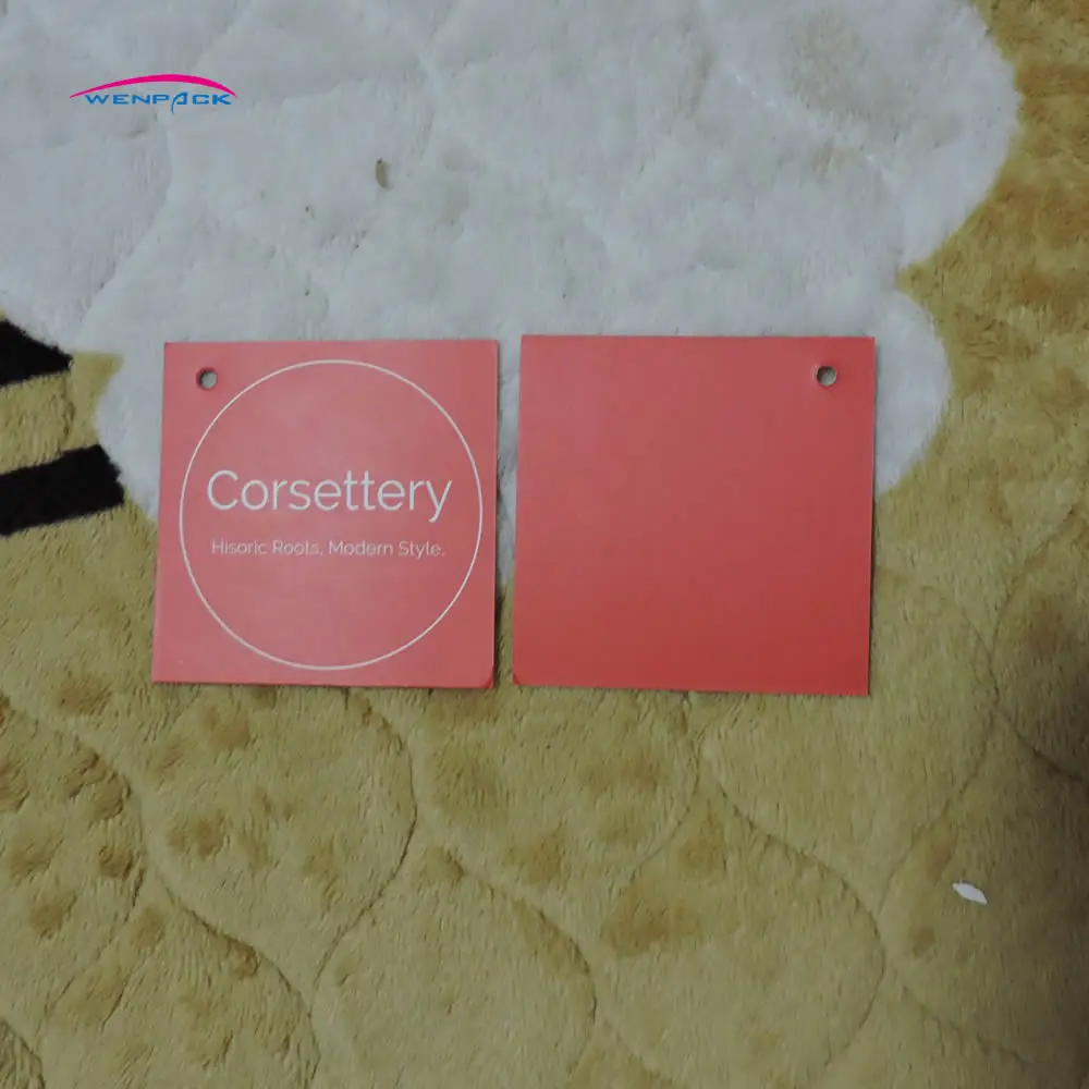 Подвесная бирка для подарка с индивидуальным принтом/печать логотипа на бумаге