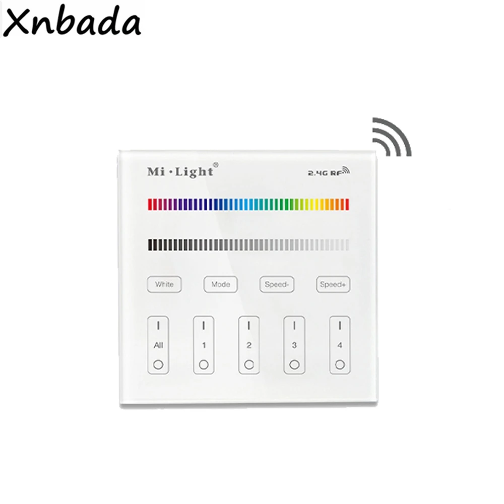 Milight MiBoxer 2 4G RF B3 4-зонный RGB/RGBW умный пульт дистанционного управления светодиодный