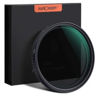 kf concept 52 58 62 67 72 77 82mm nd8 to nd128 variable neutral density filter slim fader graduated nd filter for camera lens