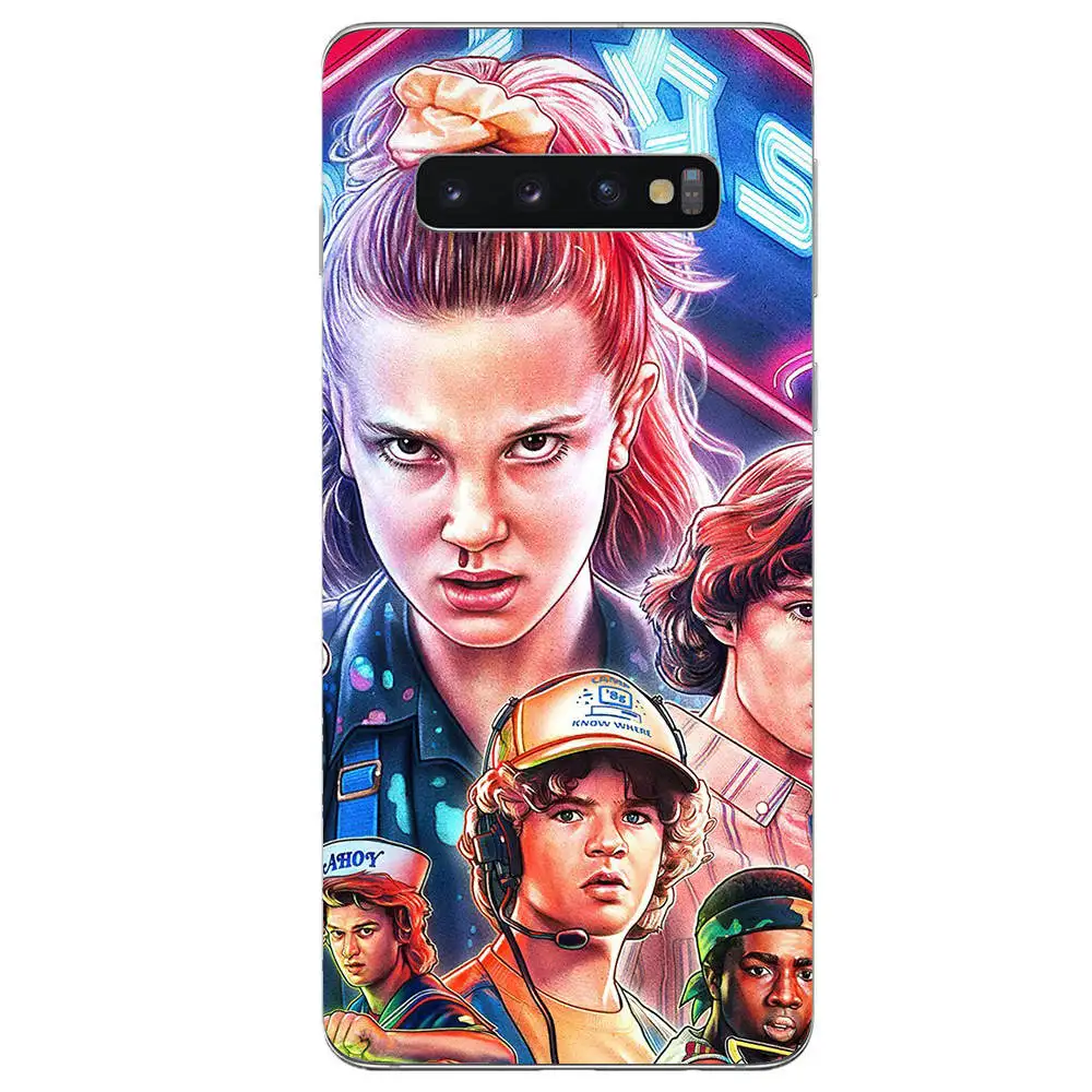 TPU Мультфильм Stranger Thing Сезон 3 мягкий из термопластика силиконовый чехол для мобильного телефона задняя крышка для Samsung Galaxy S6 S7 S8 S9 S10Plus край M20 M10 Note9 - Цвет: TPU