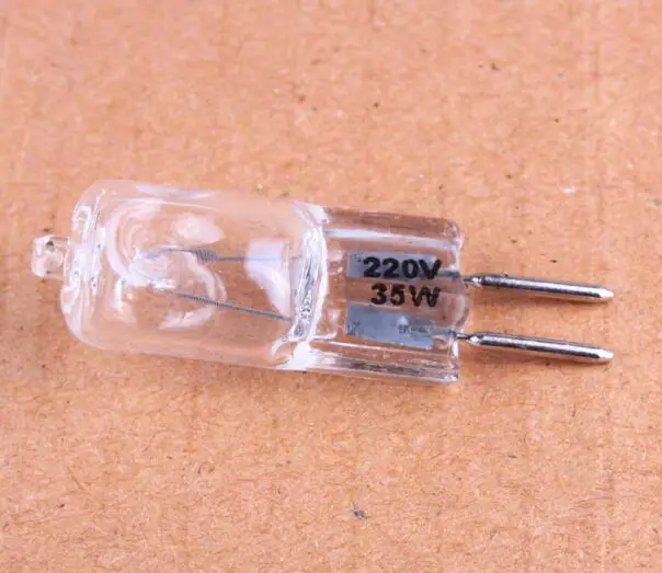 5 шт./лот галогенная G5.3 220v 50w 35 Вт 20 Вт галогенная лампа с украшением в виде кристаллов светильник g5.3 220v машина Рабочая лампа