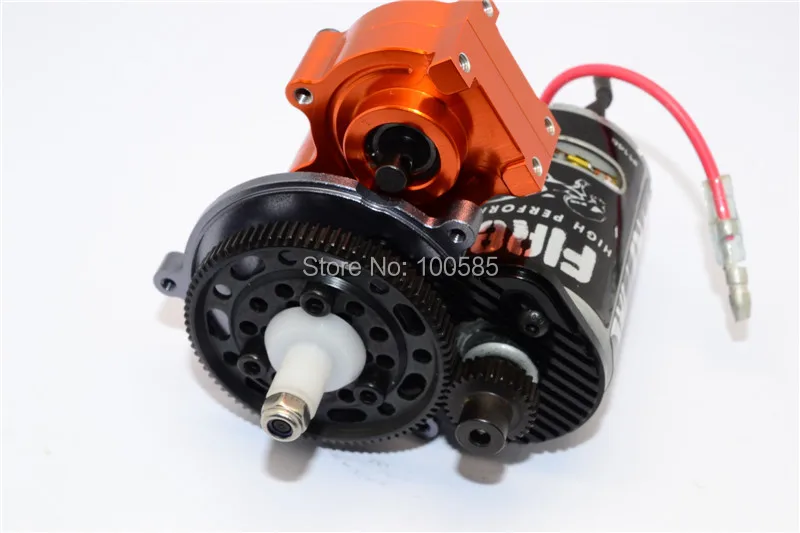 Осевой SCX10 90022 и осевой Рейф 90020 сталь #45 Шестерня 48 шаг 83T + сплав SPUR GEAR адаптер 1