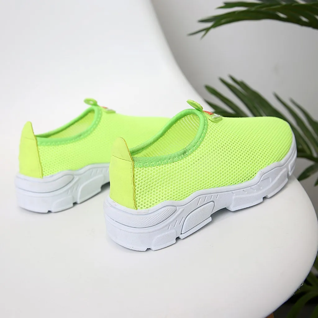 Модная детская спортивная обувь для бега девочек и мальчиков Детские сетчатые