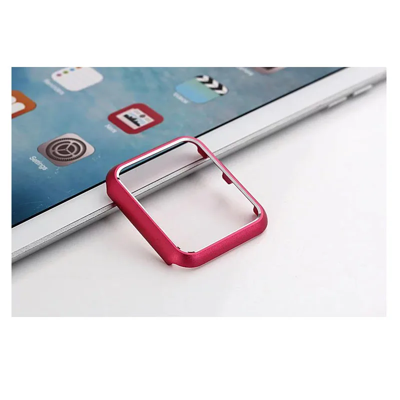 Жесткий чехол из алюминиевого сплава с металлическим бампером для Apple Watch Series 3 2 1