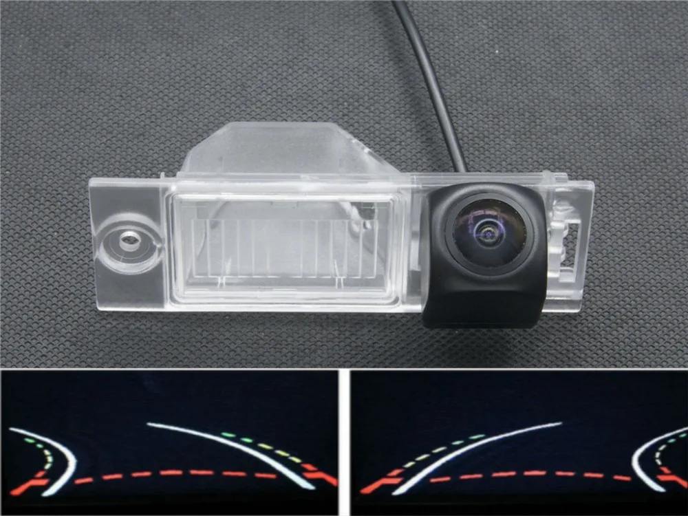 

Trajectory Tracks 1080P Fisheye Car Parking Rear view Camera for Hyundai new Tucson IX35 2015 2016 BackUp Car Reverse Camera