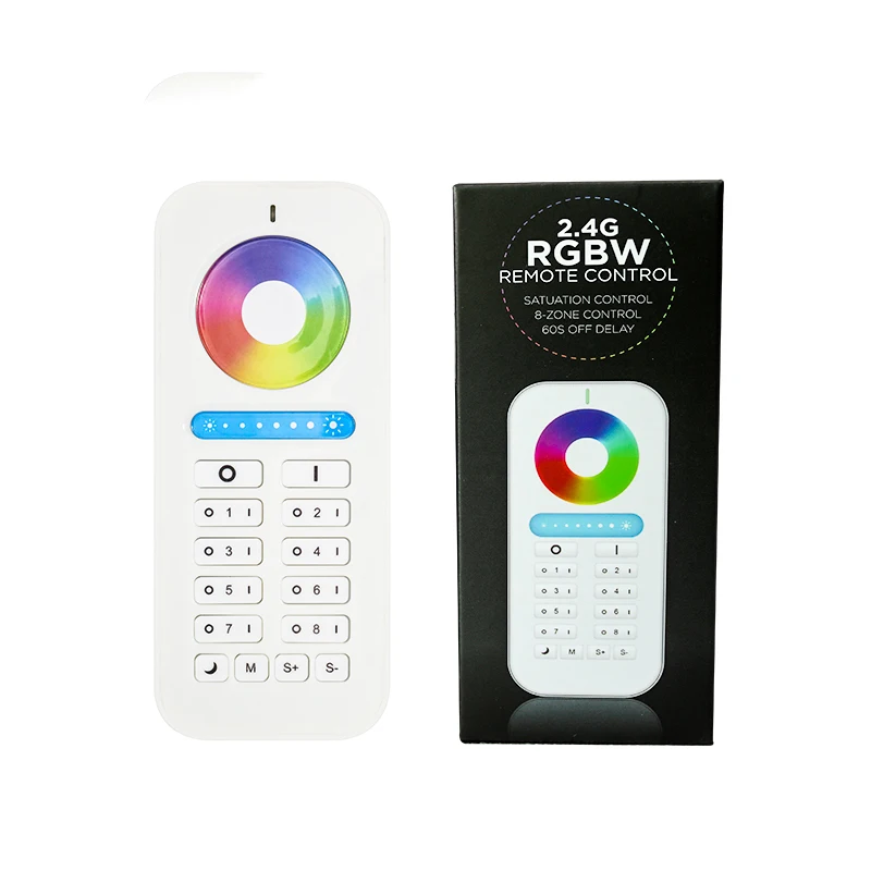 Waseda 2 4 GHz RF Led контроллер беспроводной RGB RGBW + CCT DC12/24 V Светодиодная лента wifi 8zone