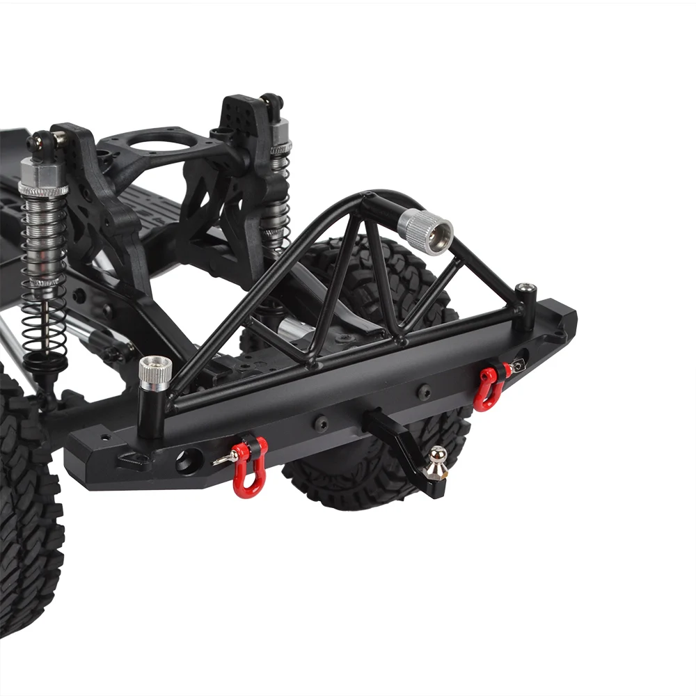 RC металлический задний бампер с запасной шиной стойки и света для Redcat GEN8 1/10 RC Рок Гусеничный
