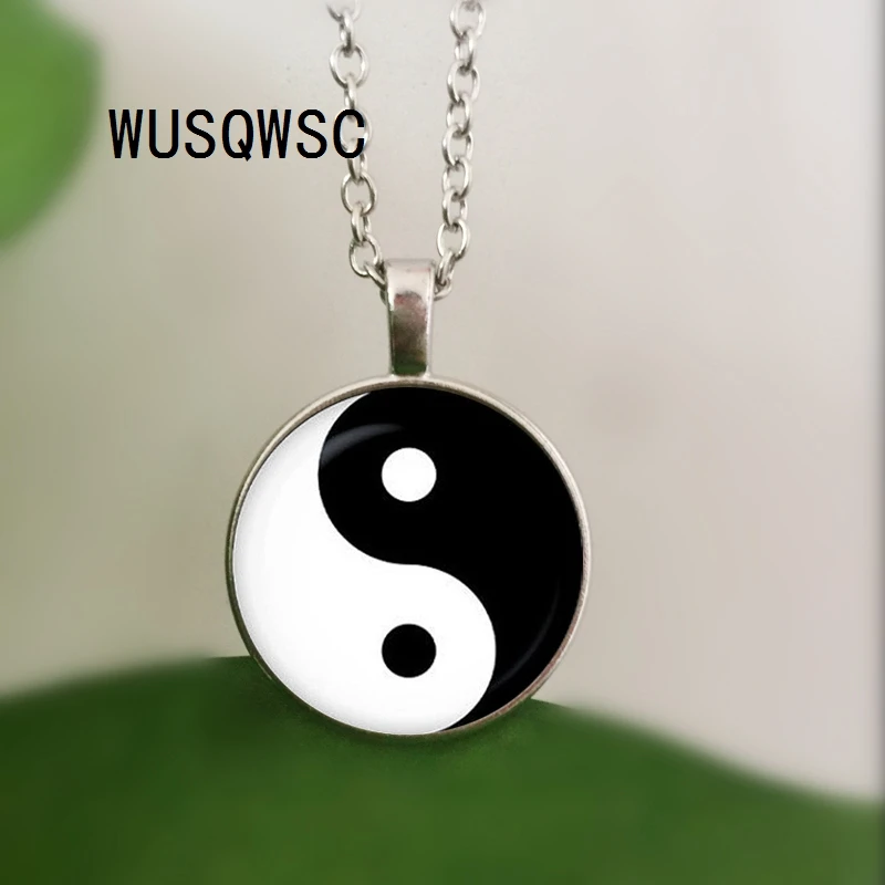 Wusqwsc 2018 Новинка Лидер продаж! Инь кулон Цепочки и ожерелья татуировки Ожерелье