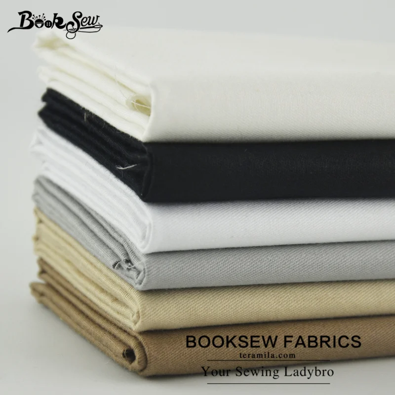 Booksew 100% хлопок 25 шт. однотонные очаровательные пакеты домашний текстиль для