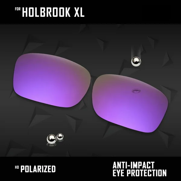 Violent Purple OOWLIT Lenses Replacements For Oakley Holbrook XL OO9417 Sunglasses Polarized- Multi Colors - Цвет линз: Violent Purple