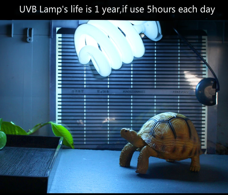 Компактная люминесцентная лампа для рептилий Vivarium UVB 5 0 UVA UV 13W E27 винтовая P415|uvb
