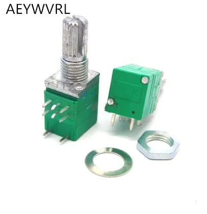 8pin RV097NS двойной потенциометр B10K B50K B100K с переключателем аудио/усилитель