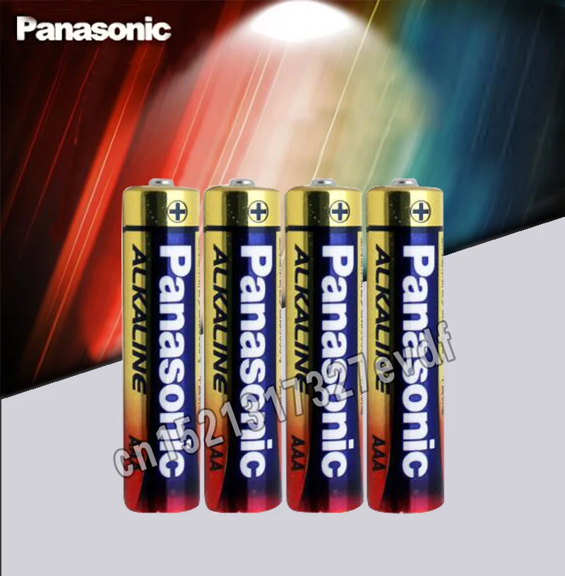 Оригинальные оригинальные щелочные батареи Panasonic 1 5 в AAA 4 шт./лот батарея для