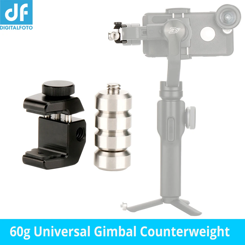 

Accessories 60g Blance Plate Gimbal Counterweight Counter weight for Zhiyun Smooth 4 Q Feiyu G6 Plus Dji OSMO Anamorphic Lens