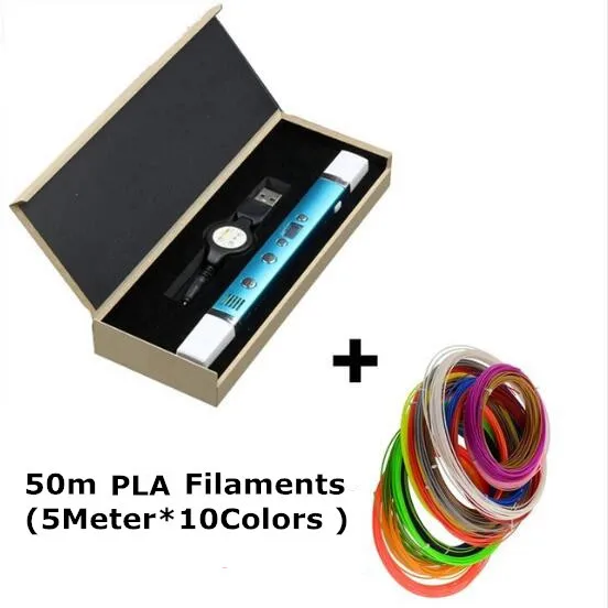 3D Ручка 3 цвета joylites с PLA нити D рисунок пером 1.75 мм ABS/PLA дети Best подарок печать