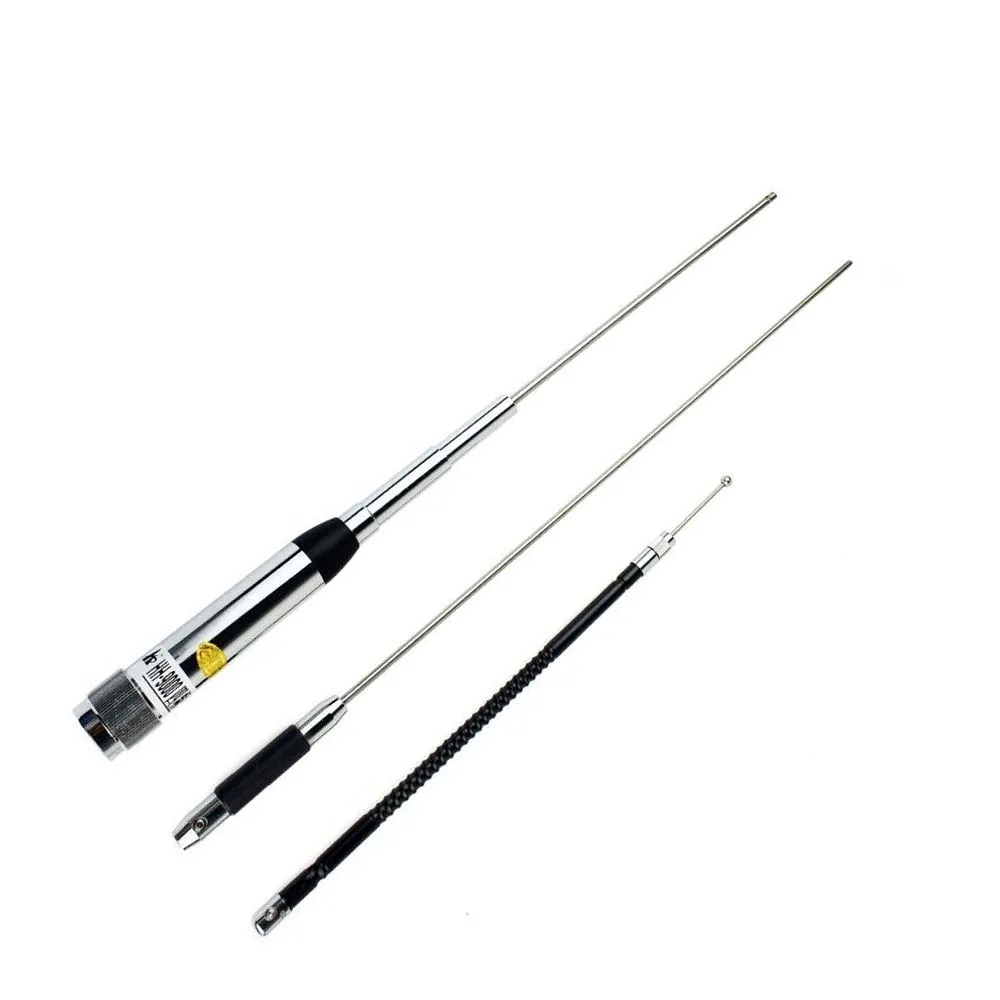 Car Radio Antenna HH9000 for TH-9800 Stainless Steel SL16-male Quad Band 29.6/50.5/144 /435MHz Car Radio Walkie Talkie Antenna