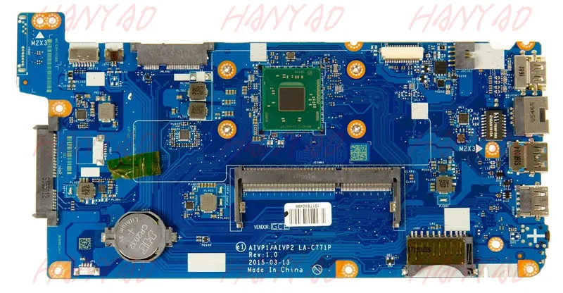 

5B20J30732 For Lenovo 100-14IBY Laptop Motherboard AIVP1AIVP2 LA-C771P SR1YW DDR3L 100% Tested Fast Ship