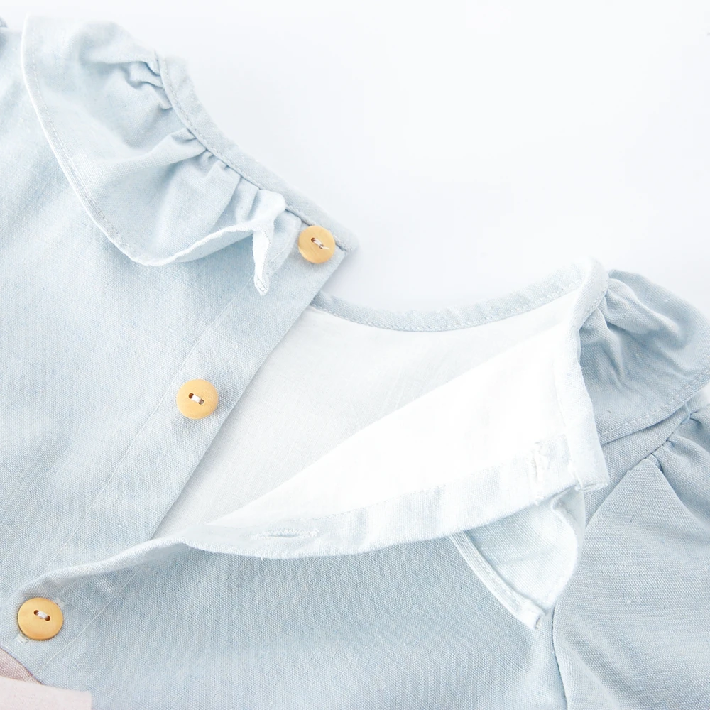 MyLittleOne/2019 г. Осенняя детская одежда 2019 Новое поступление контрастное льняное