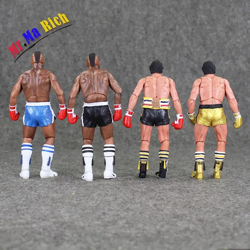18 см Neca Rocky Iii Рокки Бальбоа Клаббер Lang 40th Юбилей ПВХ фигурку Коллекционная модель