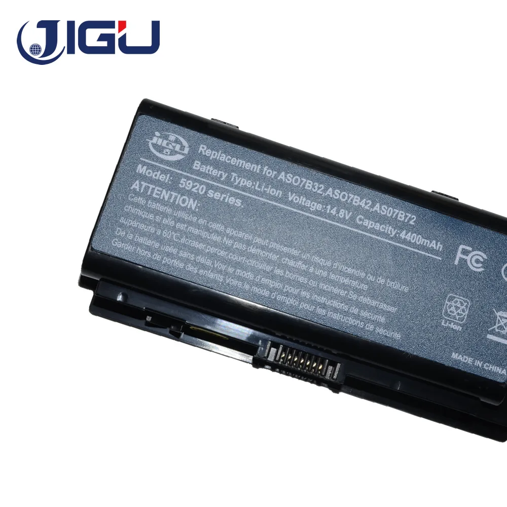Jigu Аккумулятор для Acer Aspire 6530 6530G 6920 6920G 6930 6930G 6935G 7220 7230 7330 7520 7530G 7530 7535 7540G 7720Z|battery for