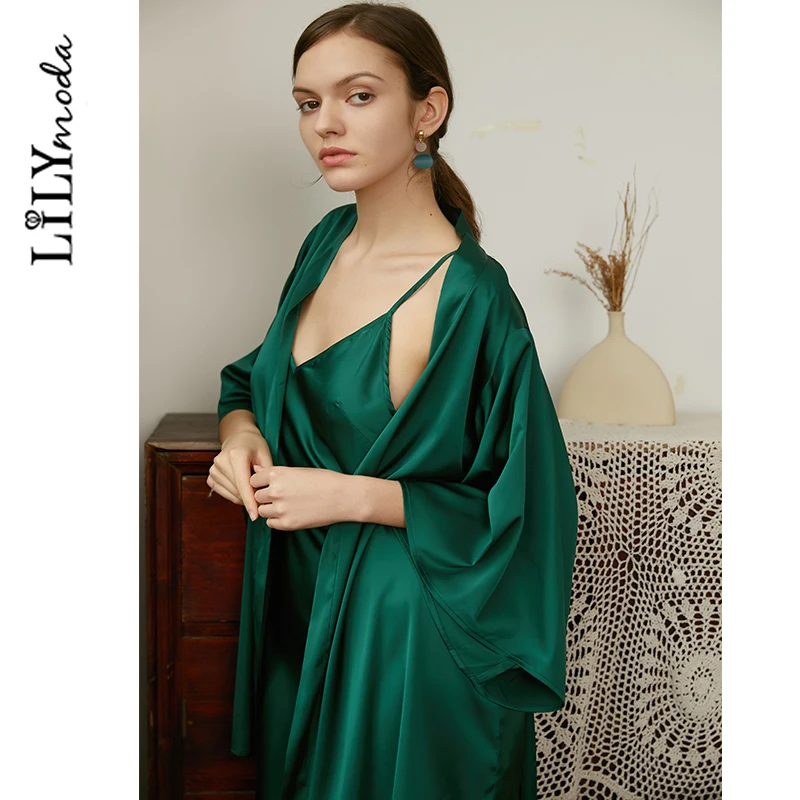 Брендовая одежда для сна Lilymoda 2019 Новое поступление атласная Свадебная подружки