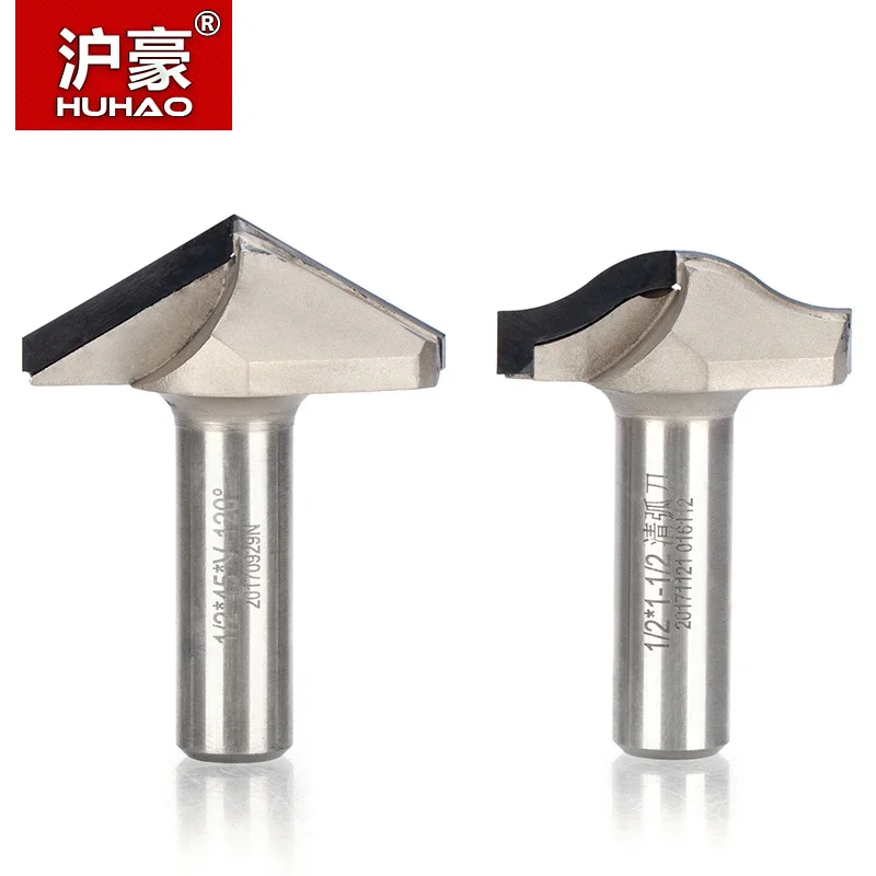 HUHAO 1 шт. 1/2 &quotхвостовик CVD покрытие фрезы для древесины лезвие PCD формы Endmill
